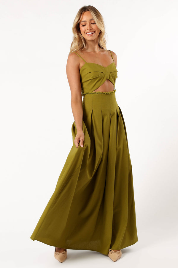 DRESSES @Skye Maxi Dress - Moss