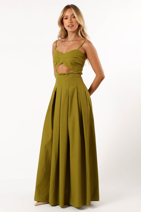 DRESSES @Skye Maxi Dress - Moss