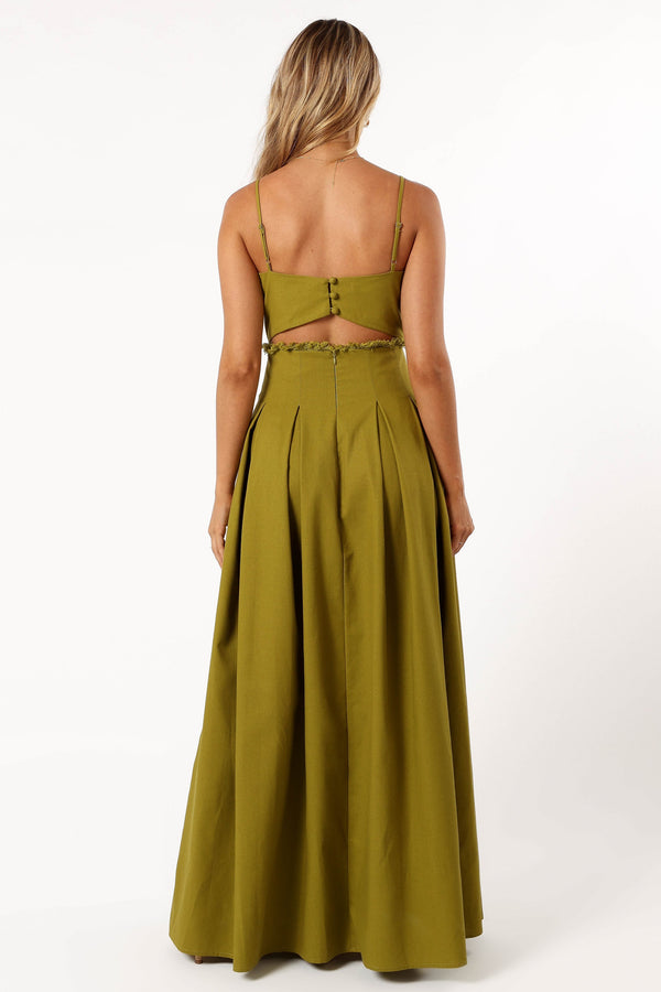 DRESSES @Skye Maxi Dress - Moss