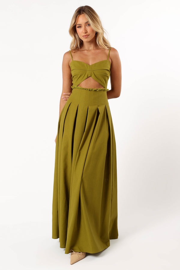 DRESSES @Skye Maxi Dress - Moss