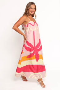 DRESSES Sofia Maxi Dress - Pink Palm