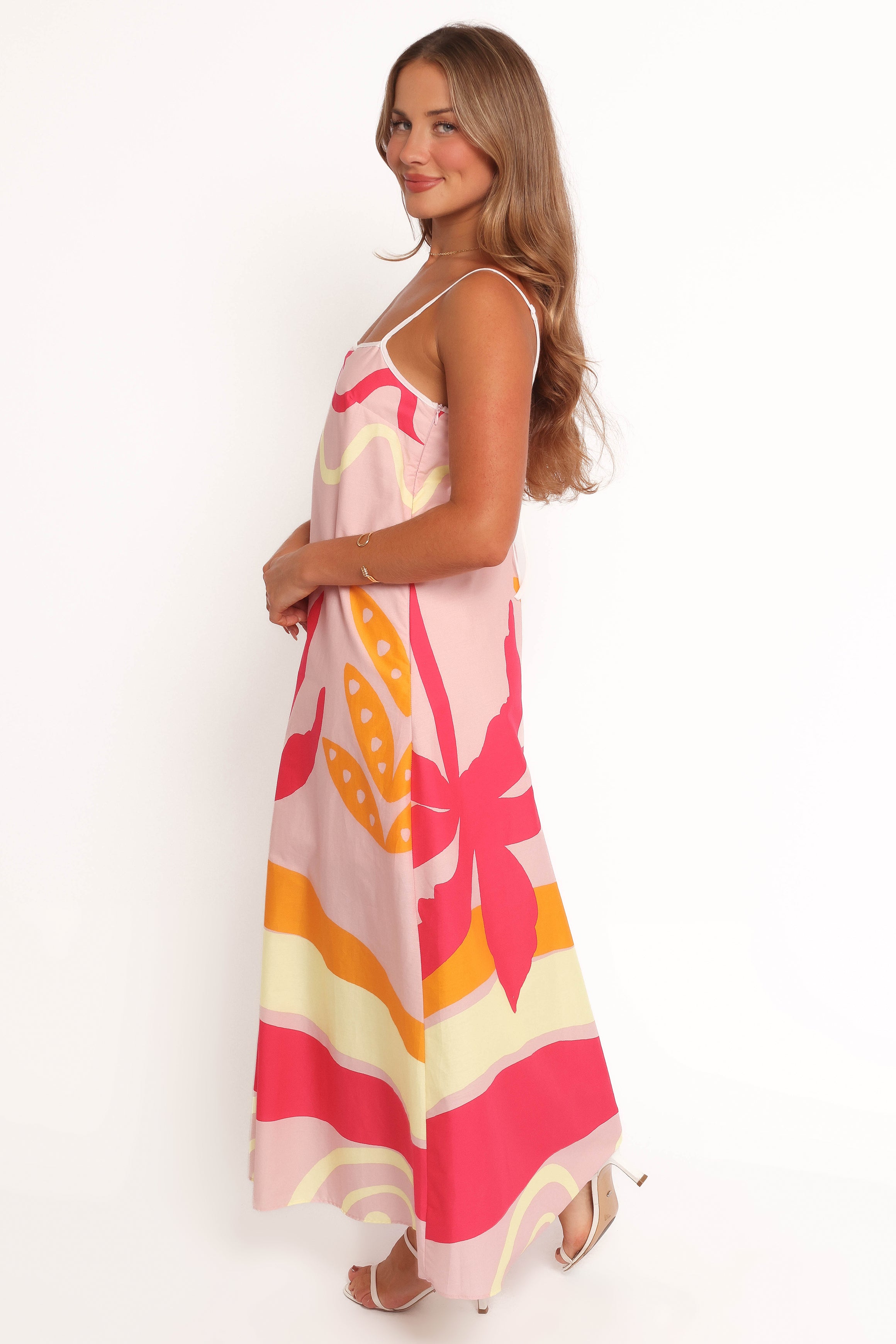DRESSES Sofia Maxi Dress - Pink Palm