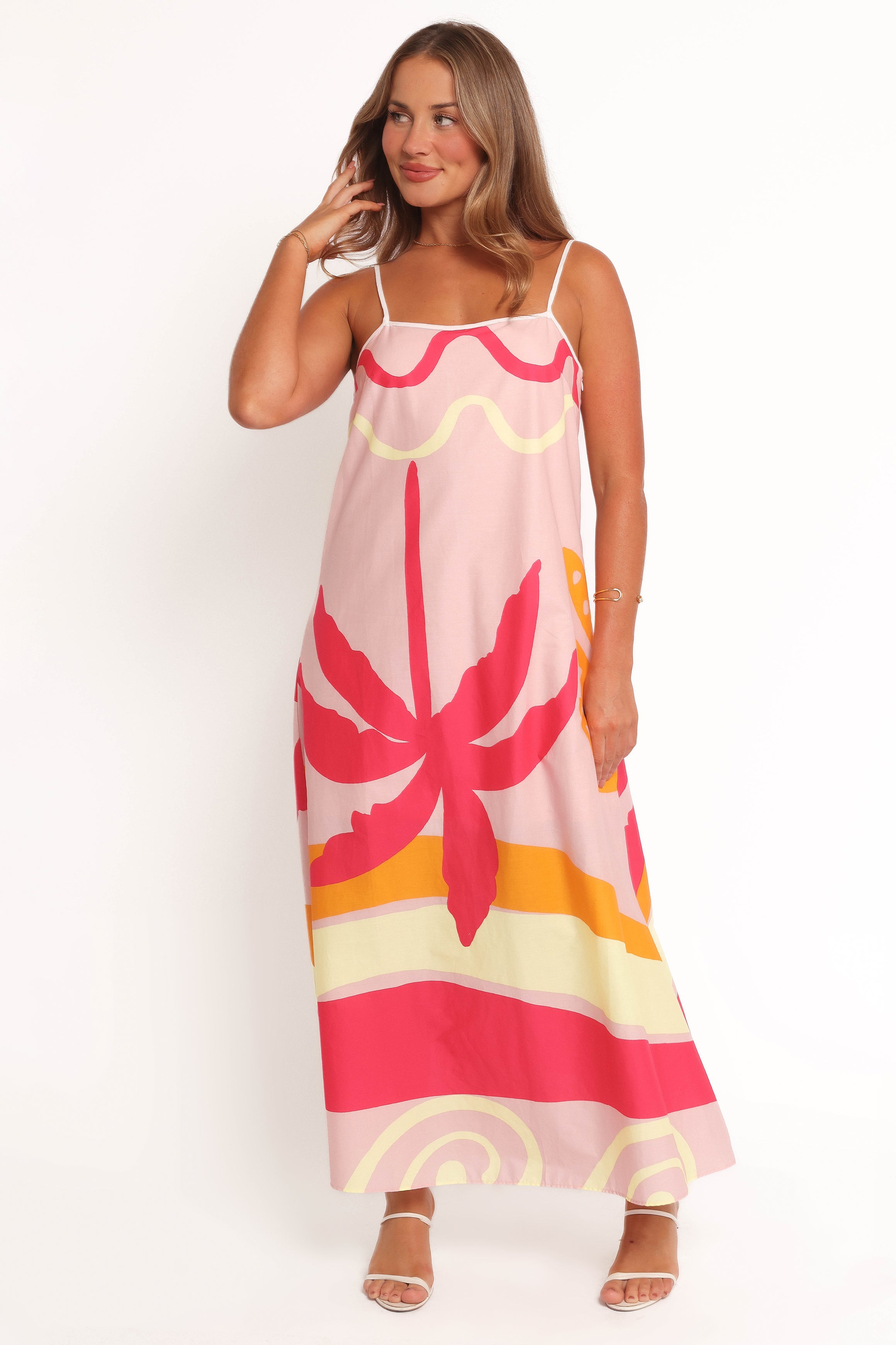 DRESSES Sofia Maxi Dress - Pink Palm