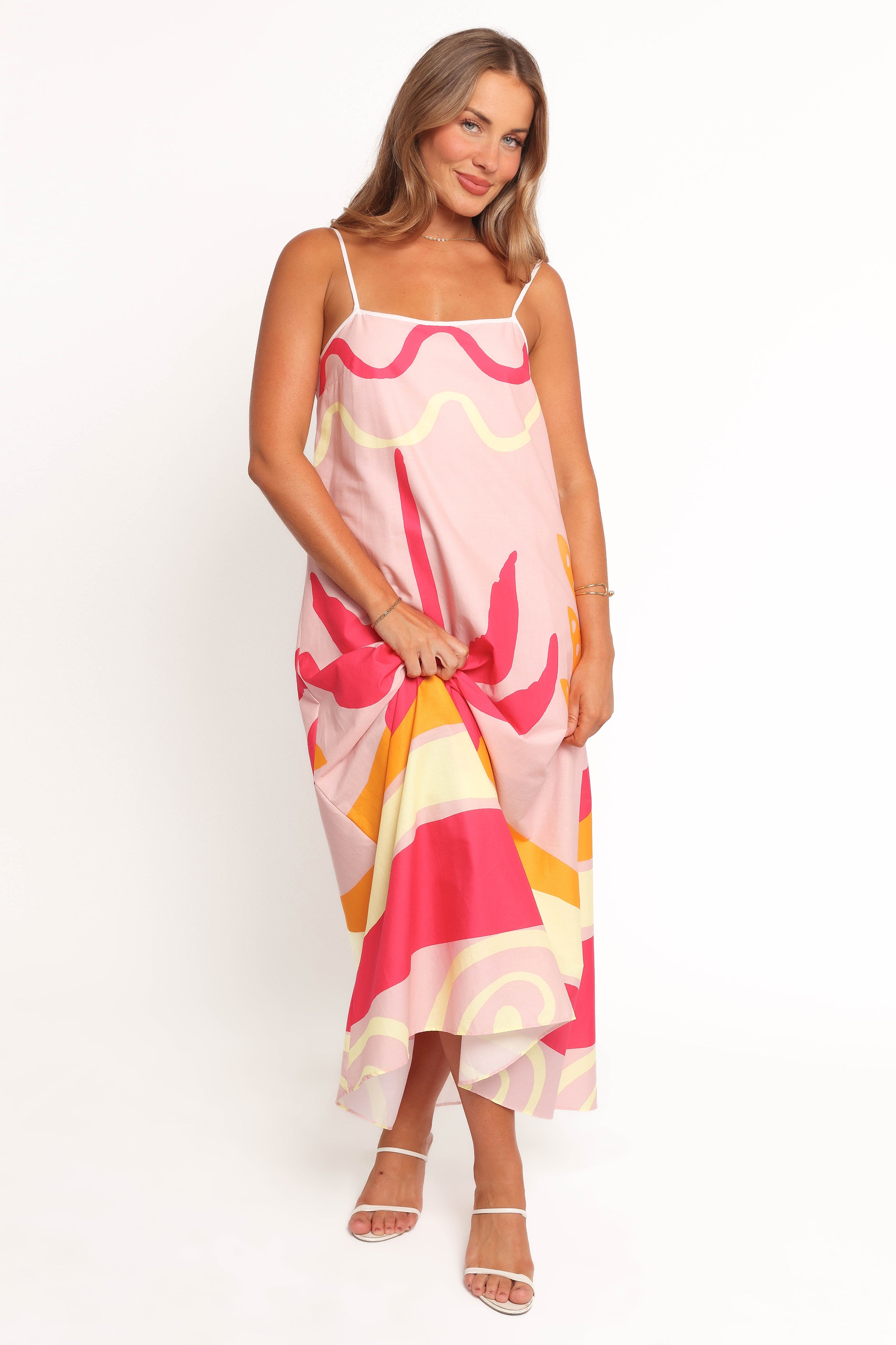 DRESSES Sofia Maxi Dress - Pink Palm