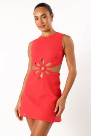 DRESSES @Sola Mini Dress - Red