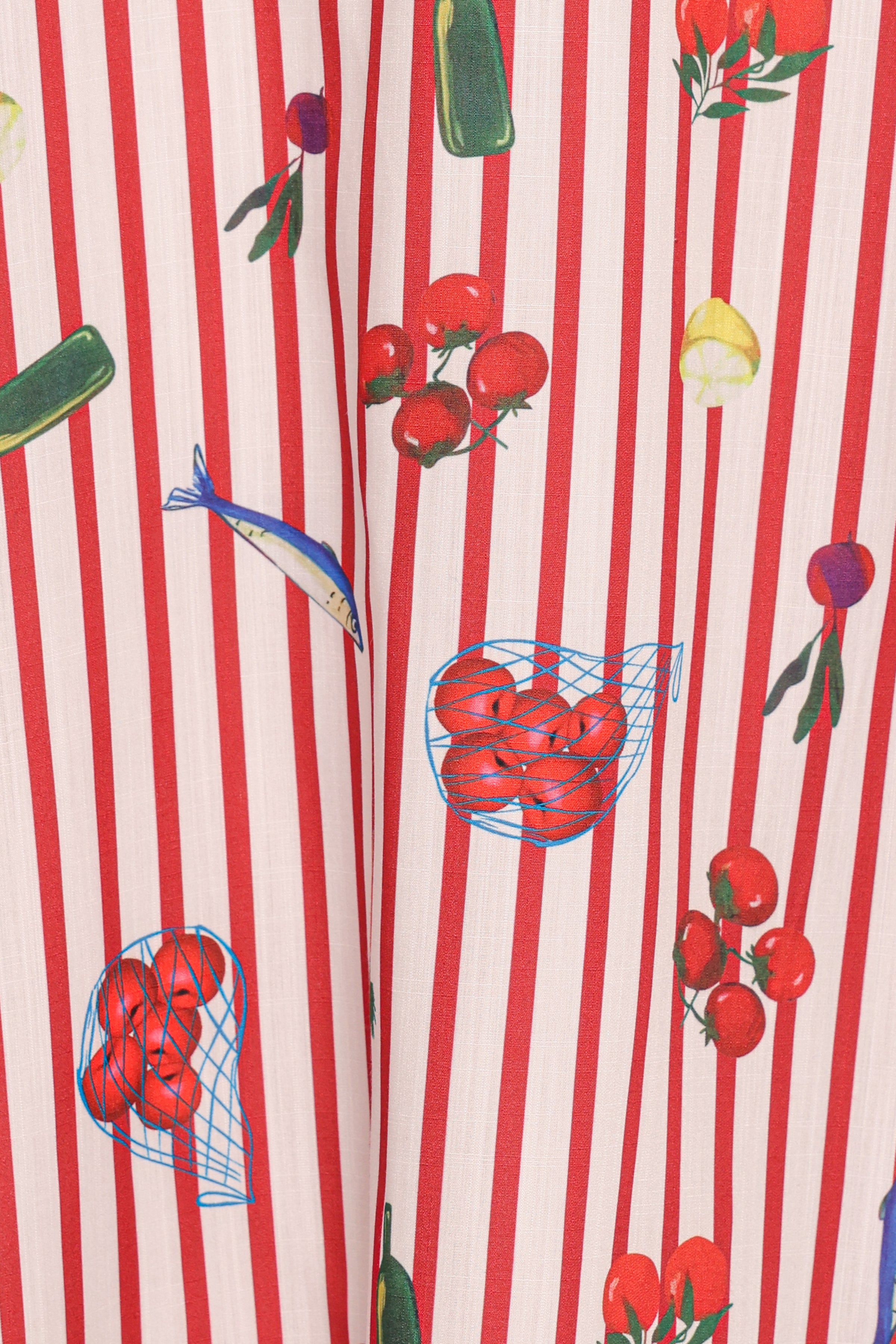 DRESSES Soph Strapless Maxi Dress - Red Picnic Stripe