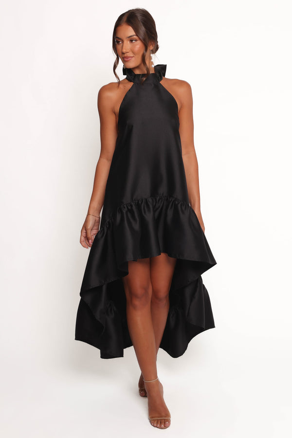 DRESSES Soren Halterneck Midi Dress - Black