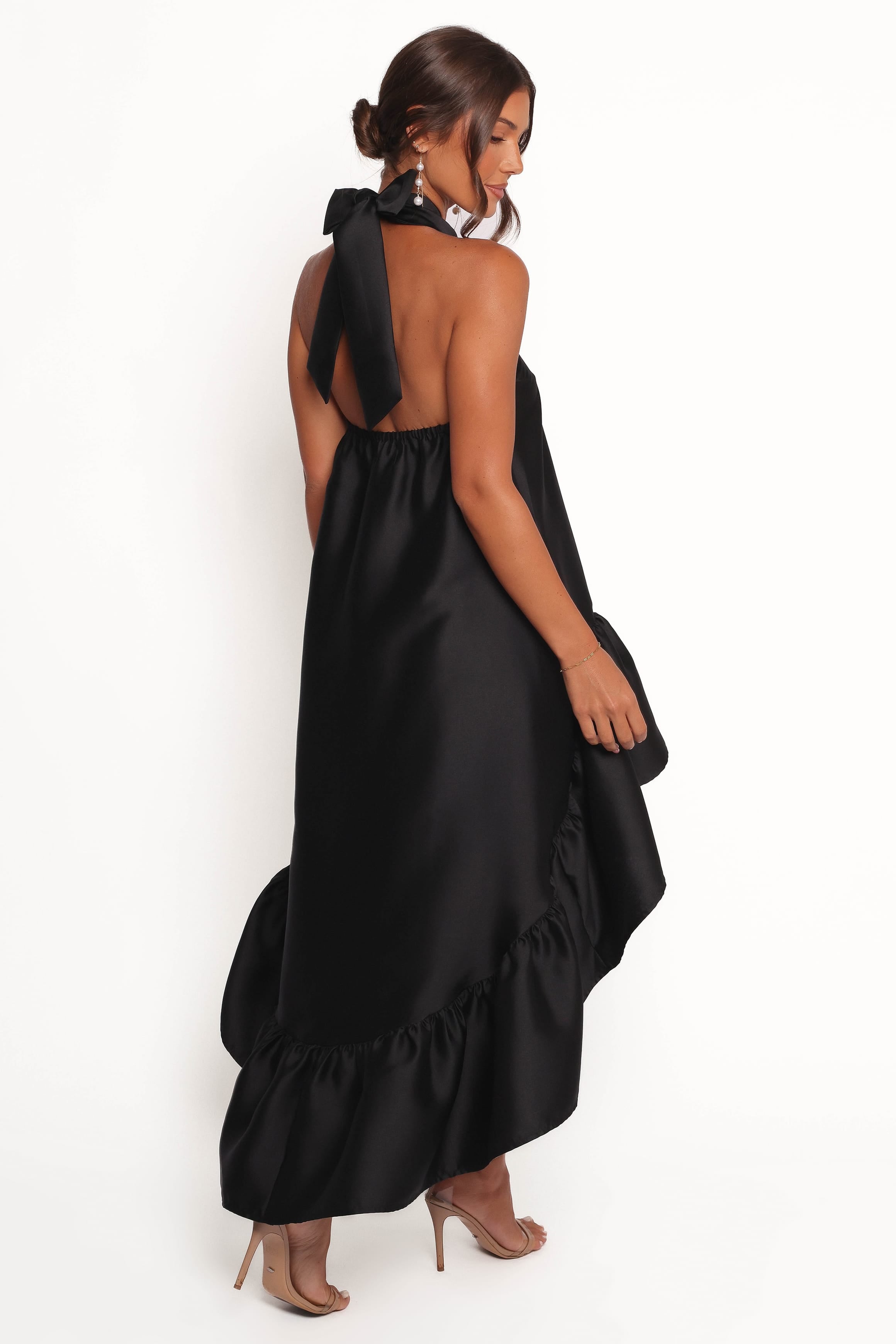 DRESSES Soren Halterneck Midi Dress - Black