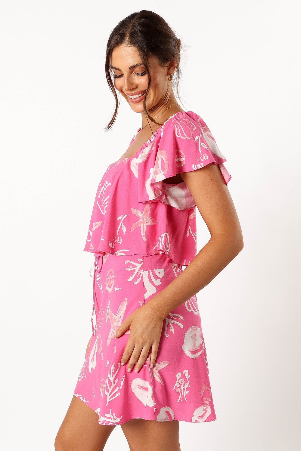 DRESSES @Stellar Mini Dress - Pink Shell