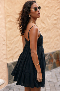 DRESSES @Stephen Mini Dress - Black (Hold for Euro Summer)