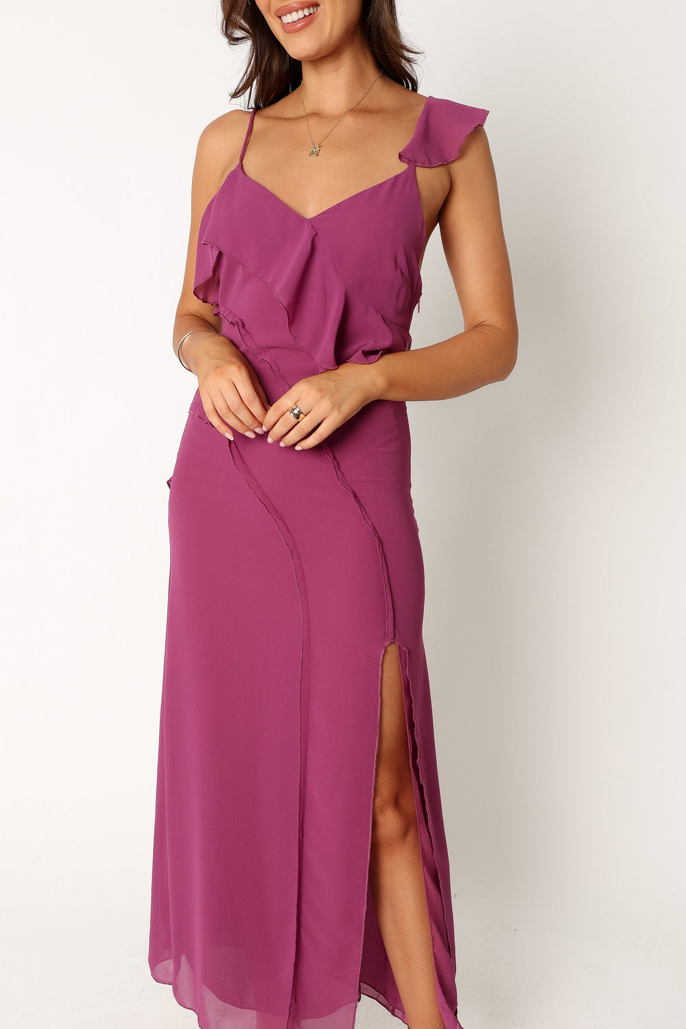 DRESSES @Stephy Maxi Dress - Purple