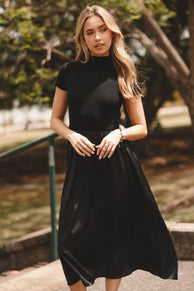 DRESSES Stevie Midi Dress - Black