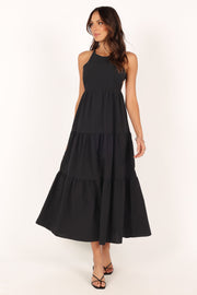 DRESSES Stoic Tiered Maxi Dress - Black