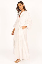 DRESSES Sumi Longsleeve Maxi Dress - White