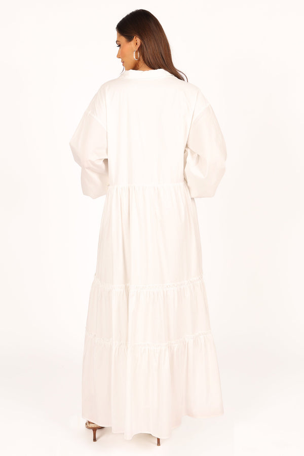 DRESSES Sumi Longsleeve Maxi Dress - White