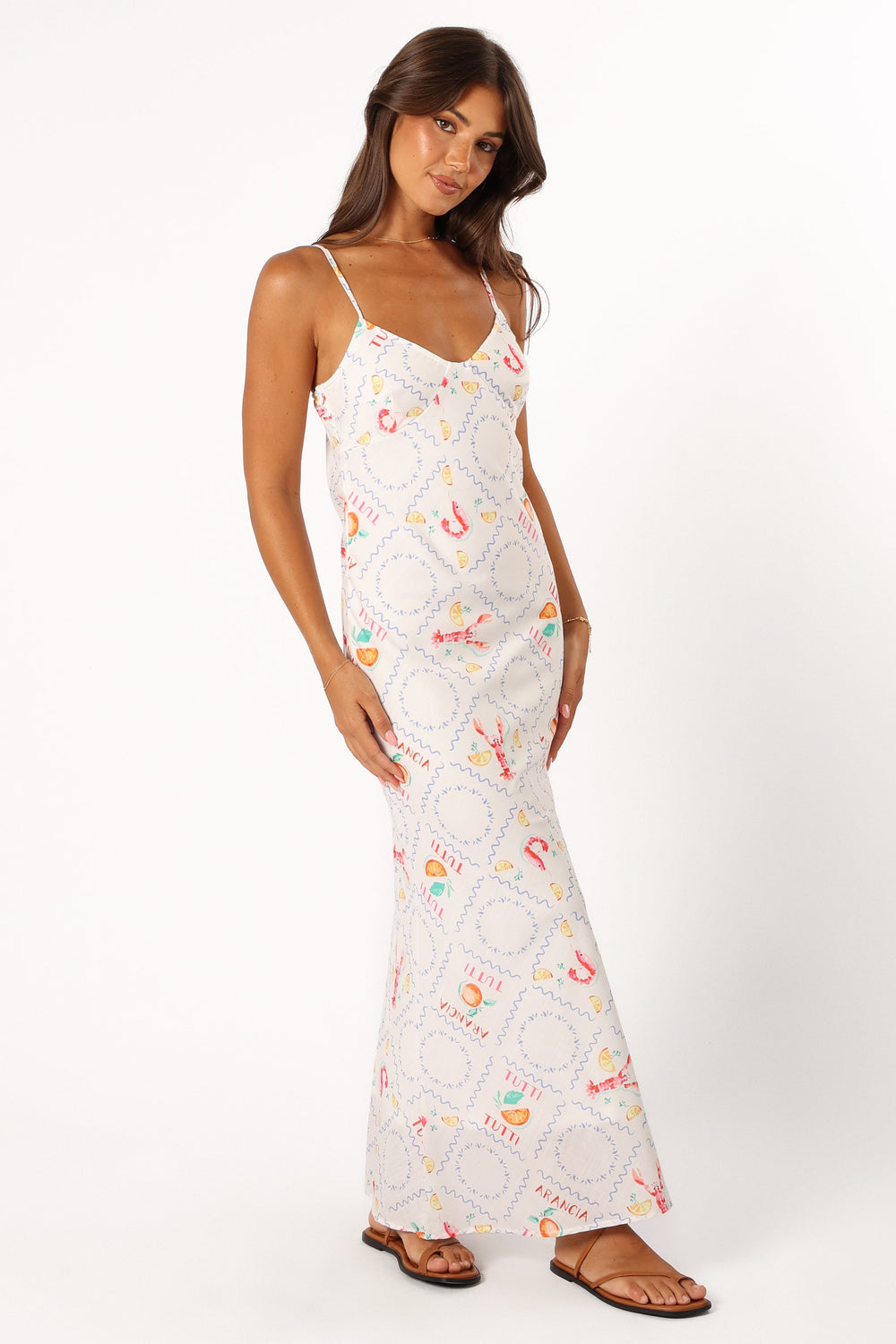 DRESSES @Surri Maxi Slip Dress - White