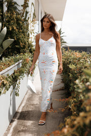 DRESSES Surri Maxi Slip Dress - White