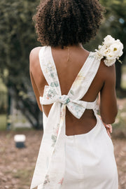 DRESSES Tai Bow Back Mini Dress - White Floral
