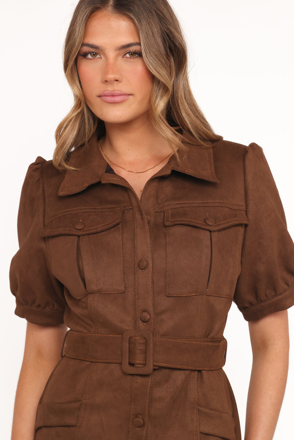 DRESSES Talina Mini Dress - Brown