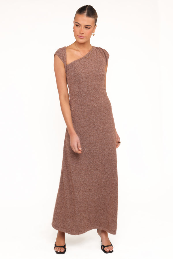 DRESSES Talisa Midi Dress - Brown Marle