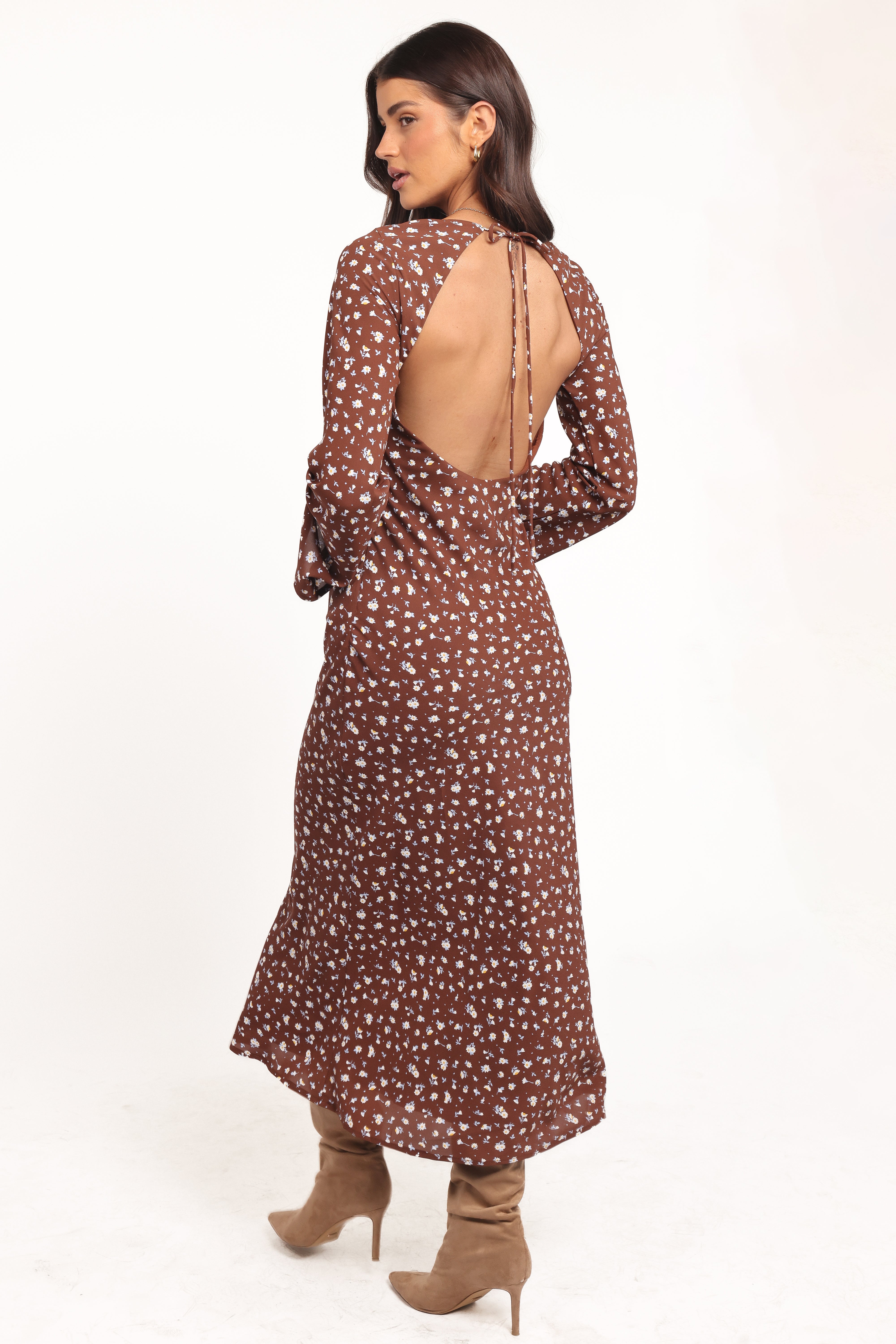 DRESSES Talitha Maxi Dress - Brown Floral