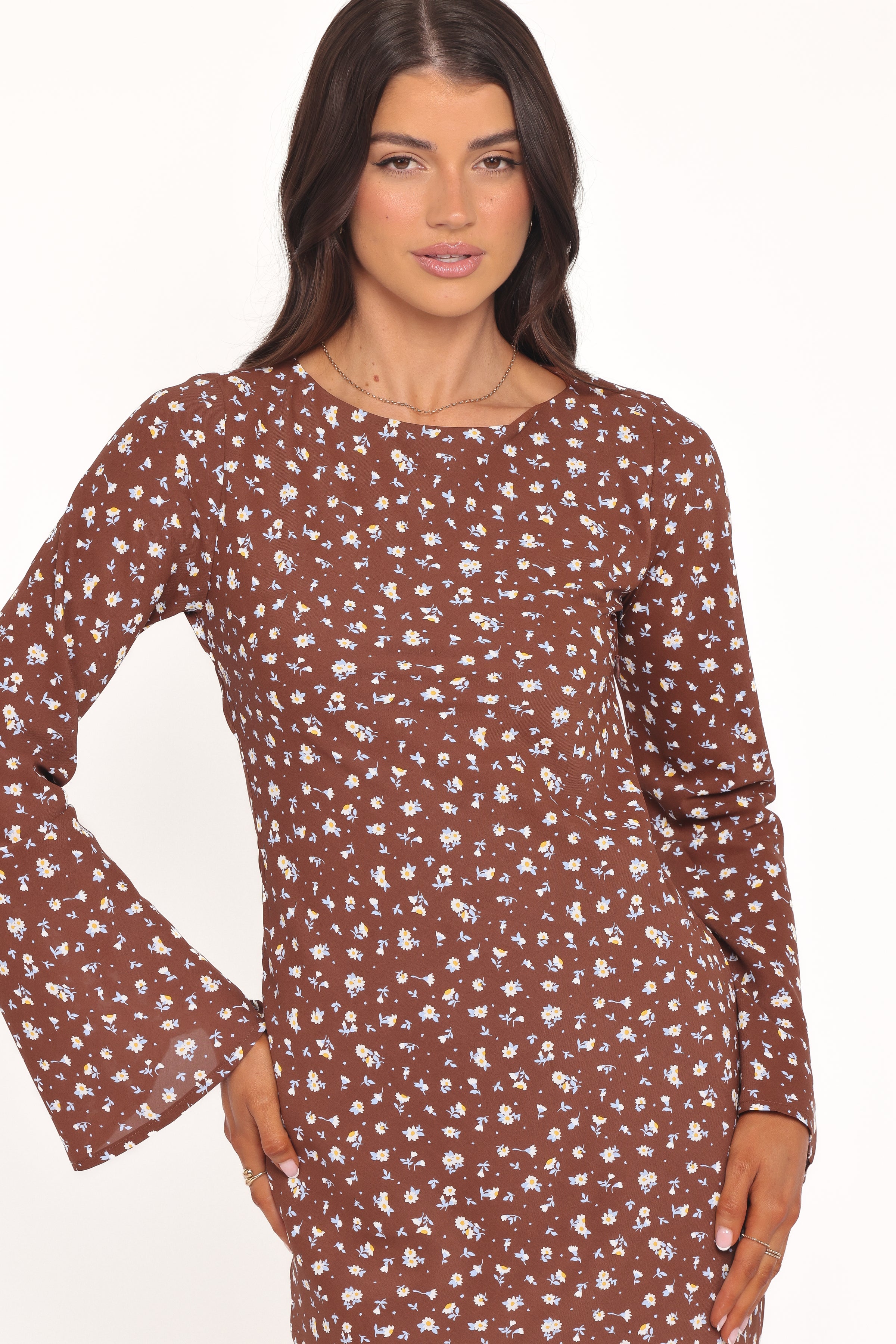 DRESSES Talitha Maxi Dress - Brown Floral