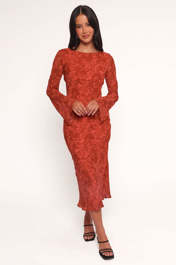 DRESSES Talitha Maxi Dress - Red Roses