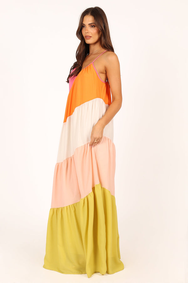 DRESSES @Tallulah Tiered Maxi Dress - Multi