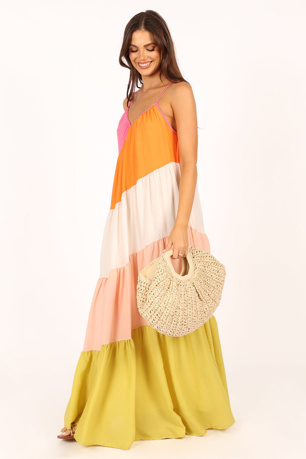 DRESSES @Tallulah Tiered Maxi Dress - Multi