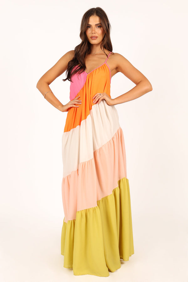 DRESSES @Tallulah Tiered Maxi Dress - Multi