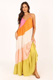 DRESSES @Tallulah Tiered Maxi Dress - Multi