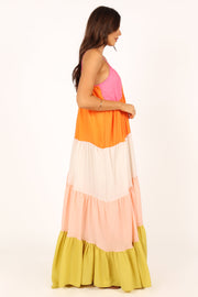 DRESSES @Tallulah Tiered Maxi Dress - Multi