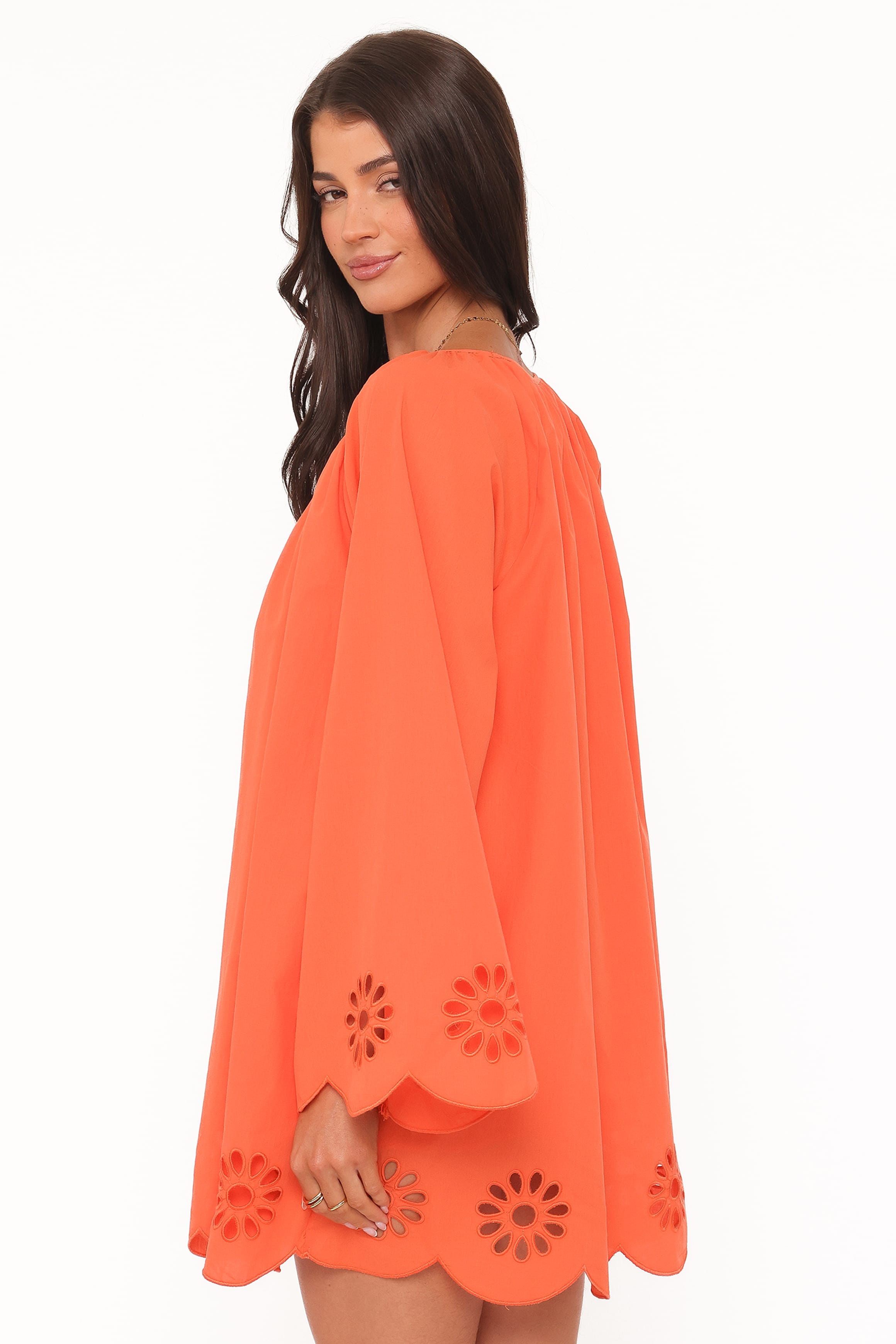 DRESSES Tampa Long Sleeve Mini Dress - Orange