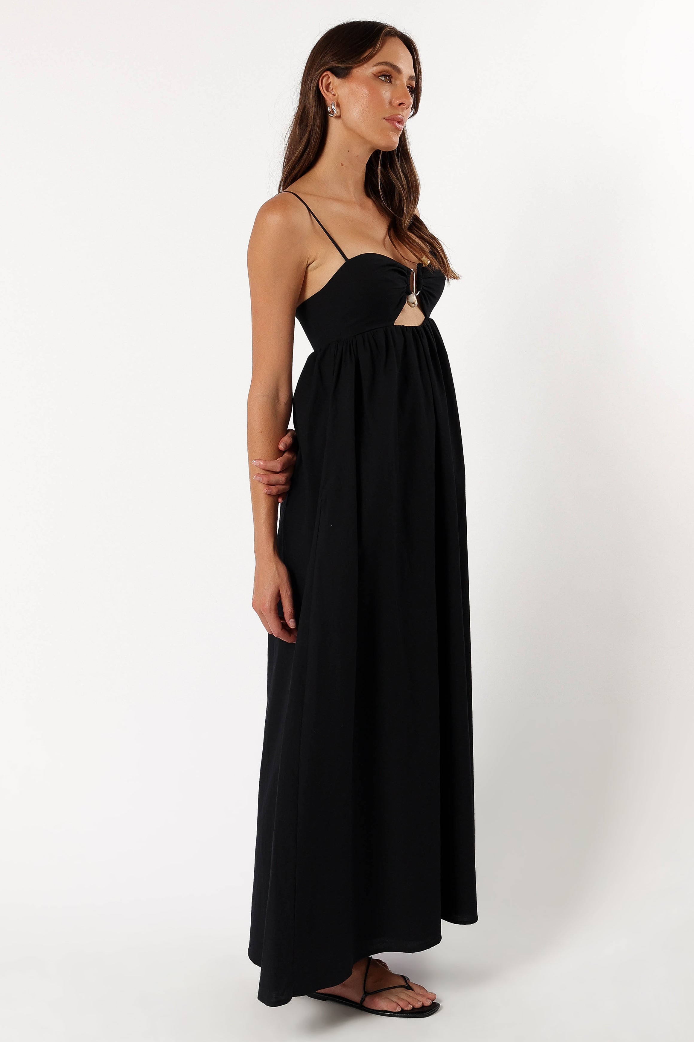 DRESSES @Tanala Maxi Dress - Black (Hold for Euro Summer)