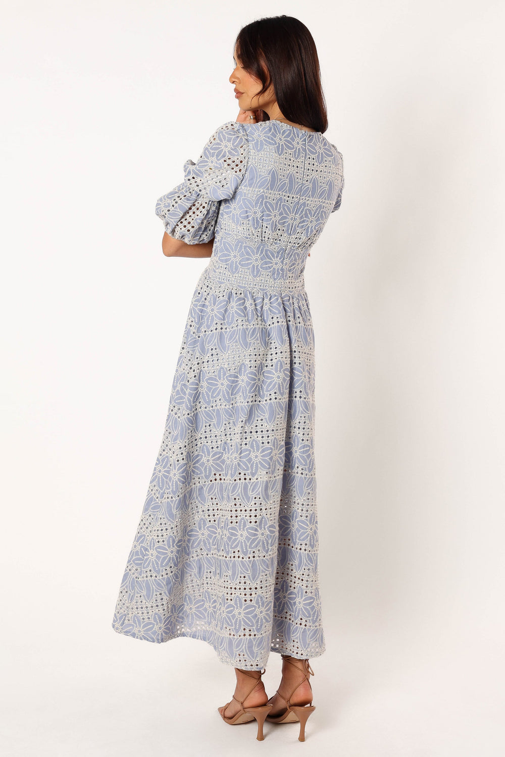 DRESSES @Tani Midi Dress - Blue