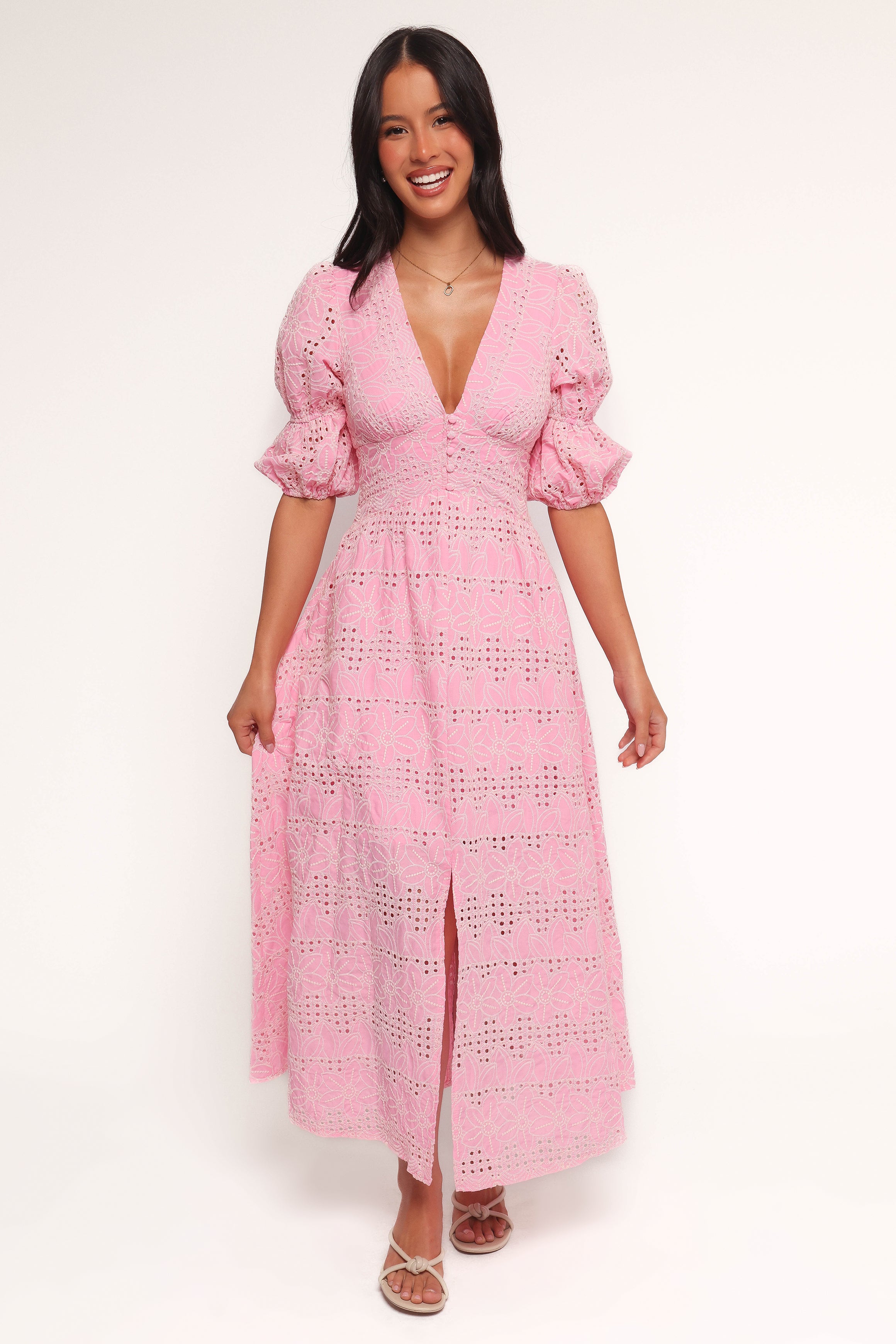 DRESSES Tani Midi Dress - Pink