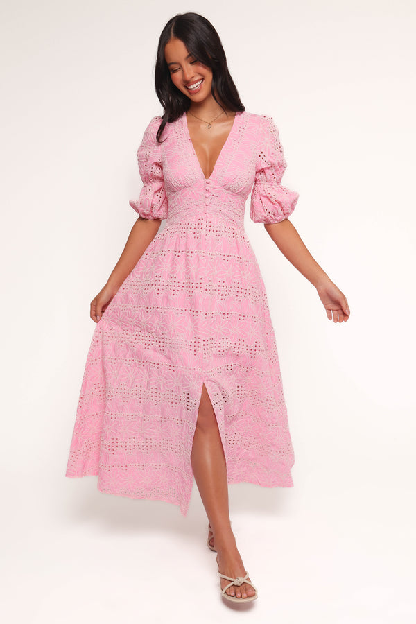 DRESSES Tani Midi Dress - Pink