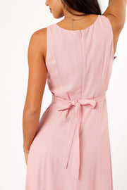 DRESSES @Tatum Maxi Dress - Pink (Hold for Cool Beginnings)