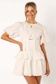 DRESSES @Tavi Mini Dress - White