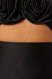 DRESSES @Te Amo Strapless Mini Dress - Black