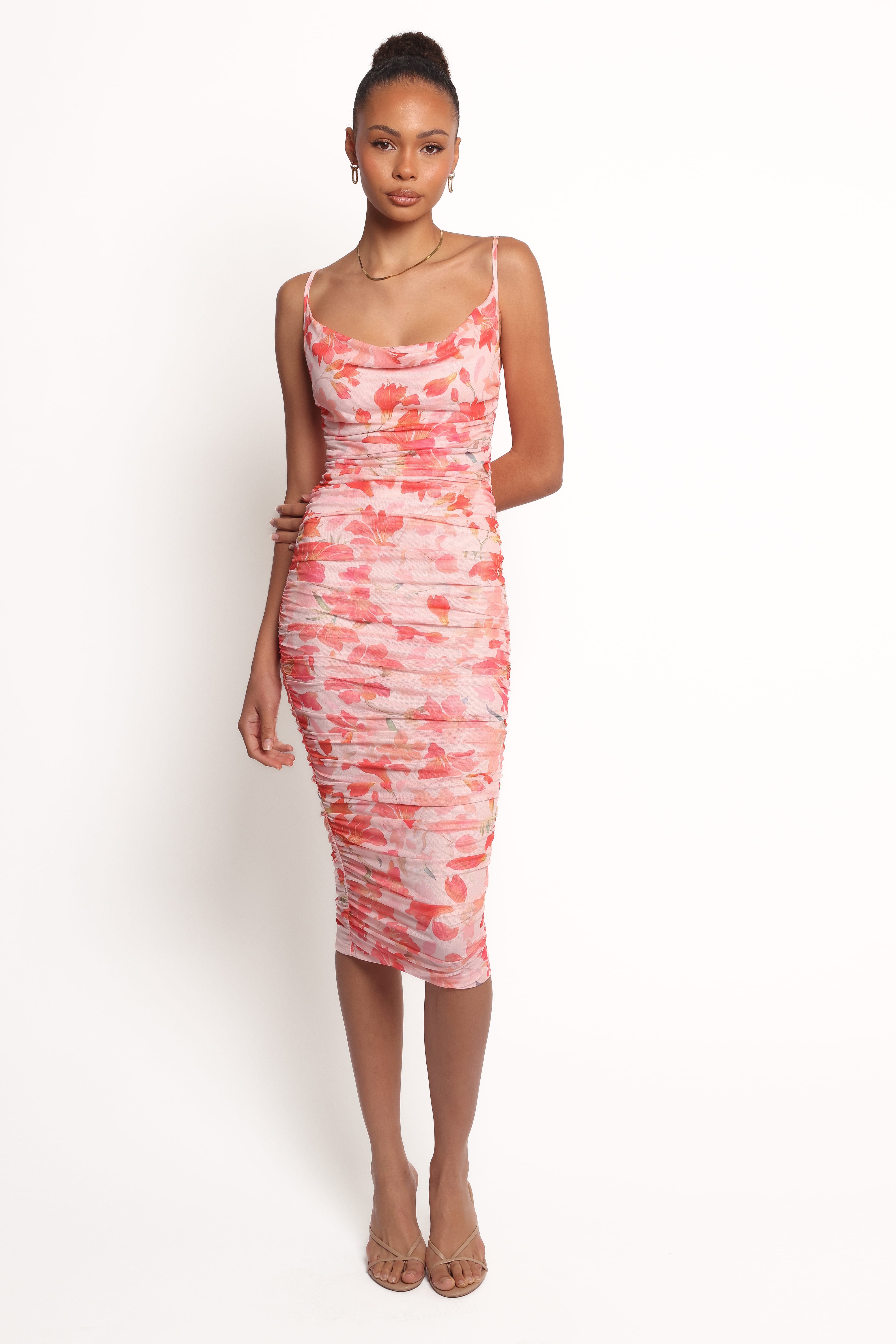 DRESSES Tempest Midi Dress - Pink Floral
