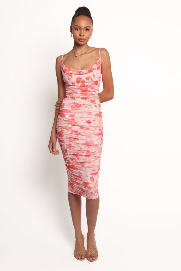 DRESSES Tempest Midi Dress - Pink Floral