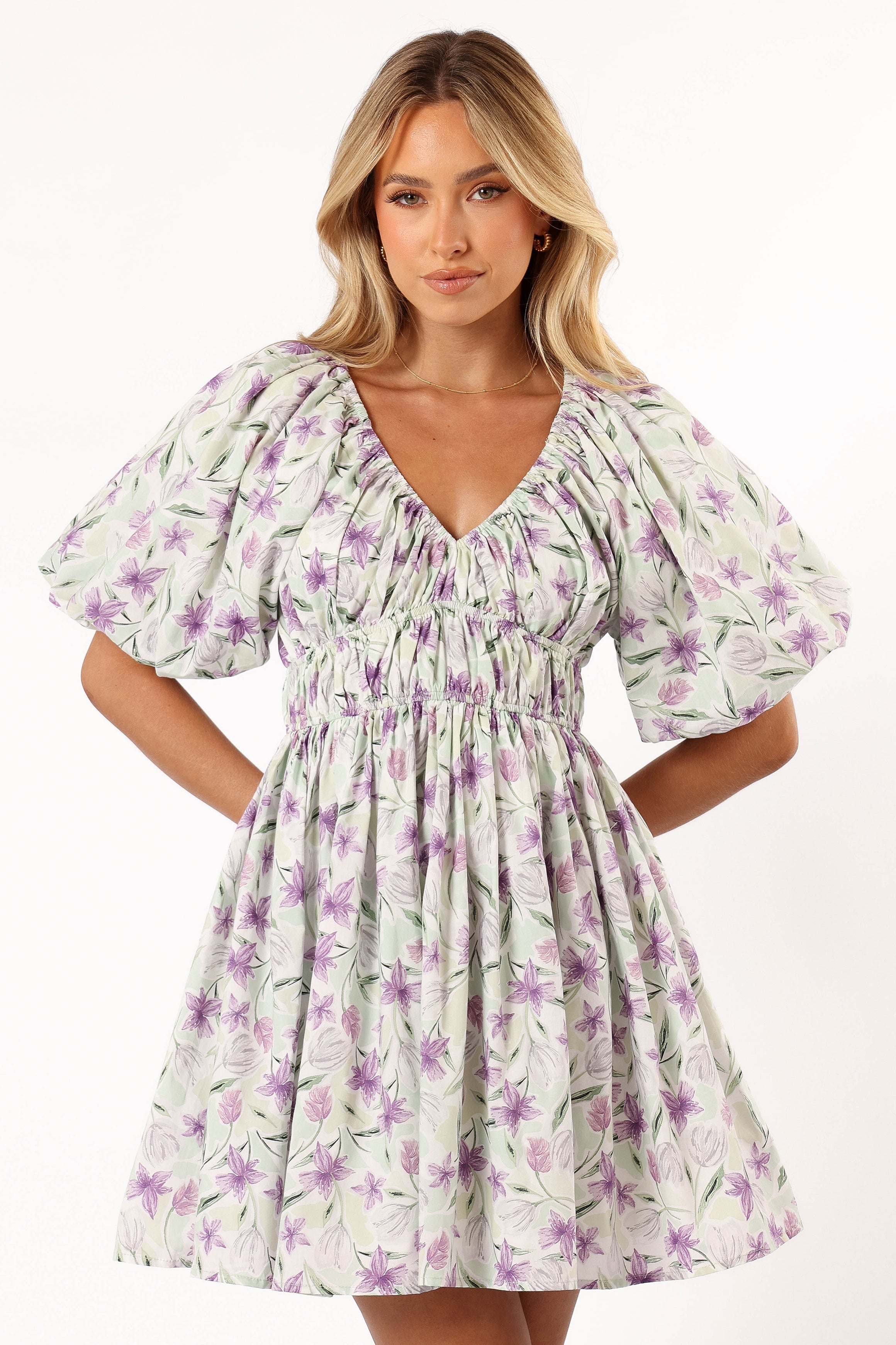 DRESSES @Tenaya Mini Dress - Lavender