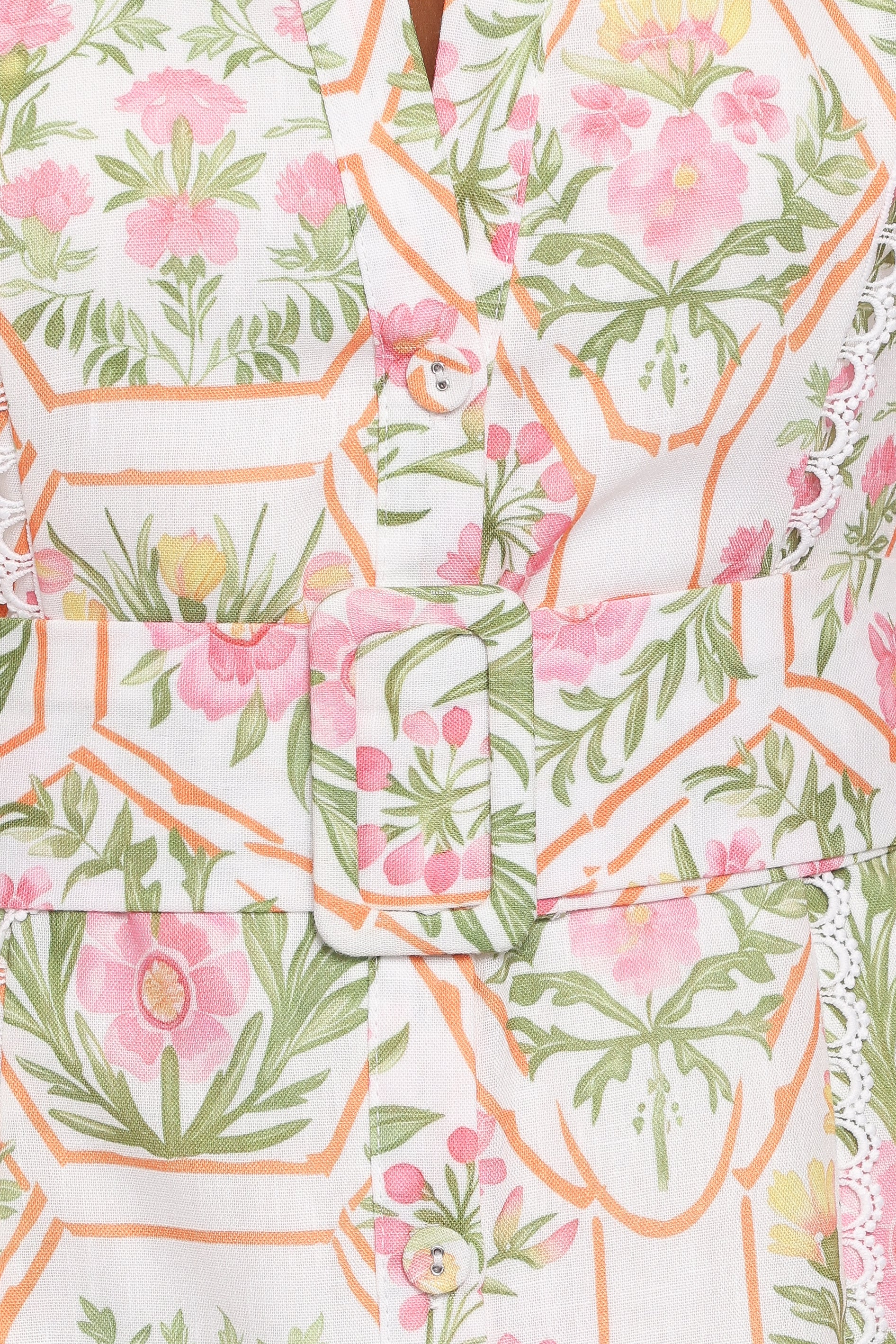 DRESSES Thalira Short Sleeve Maxi Dress - Pink Floral