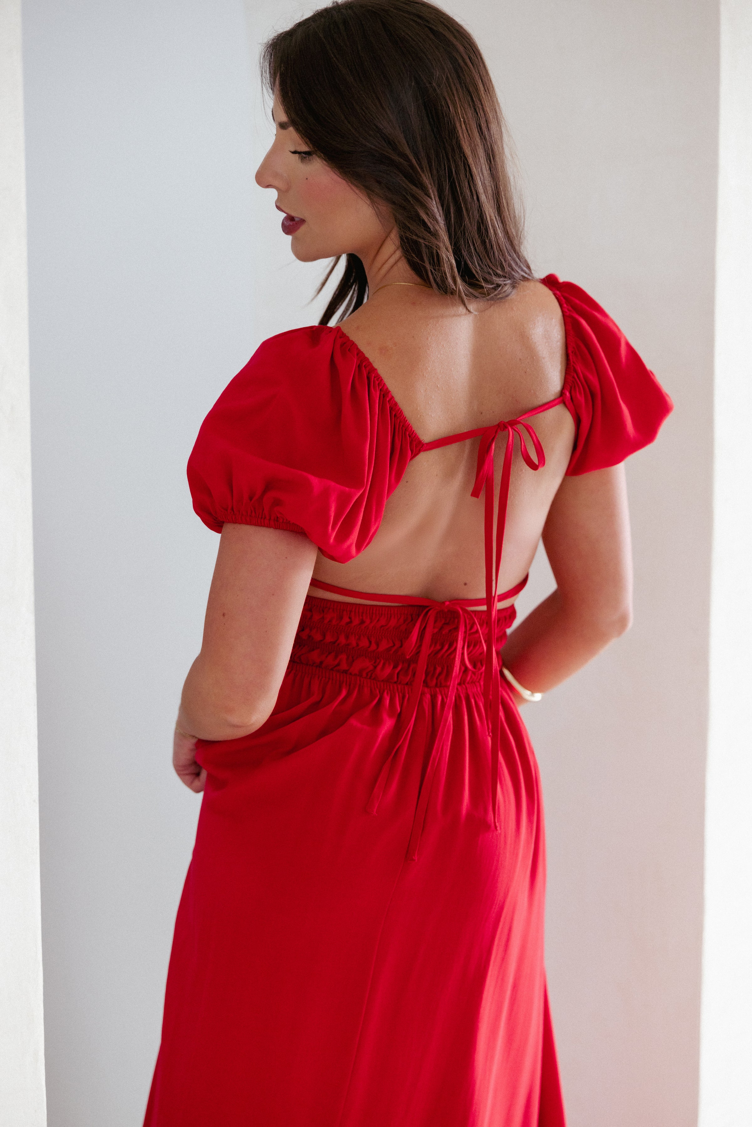 DRESSES Theodora Maxi Dress - Red