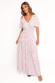 DRESSES Thomas Maxi Dress - Pink Ditsy Floral