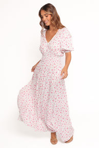 DRESSES Thomas Maxi Dress - Pink Ditsy Floral