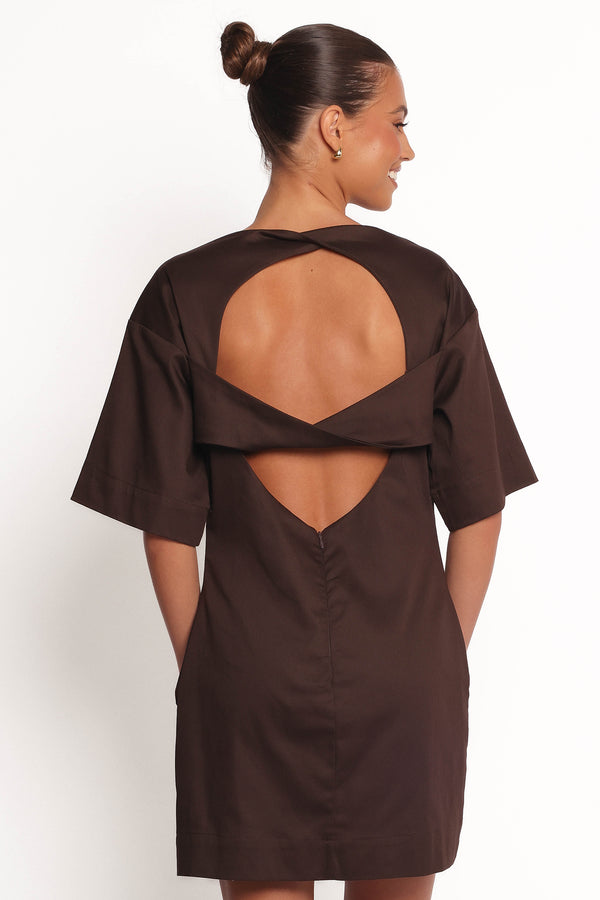 DRESSES Thorne Mini Dress - Chocolate