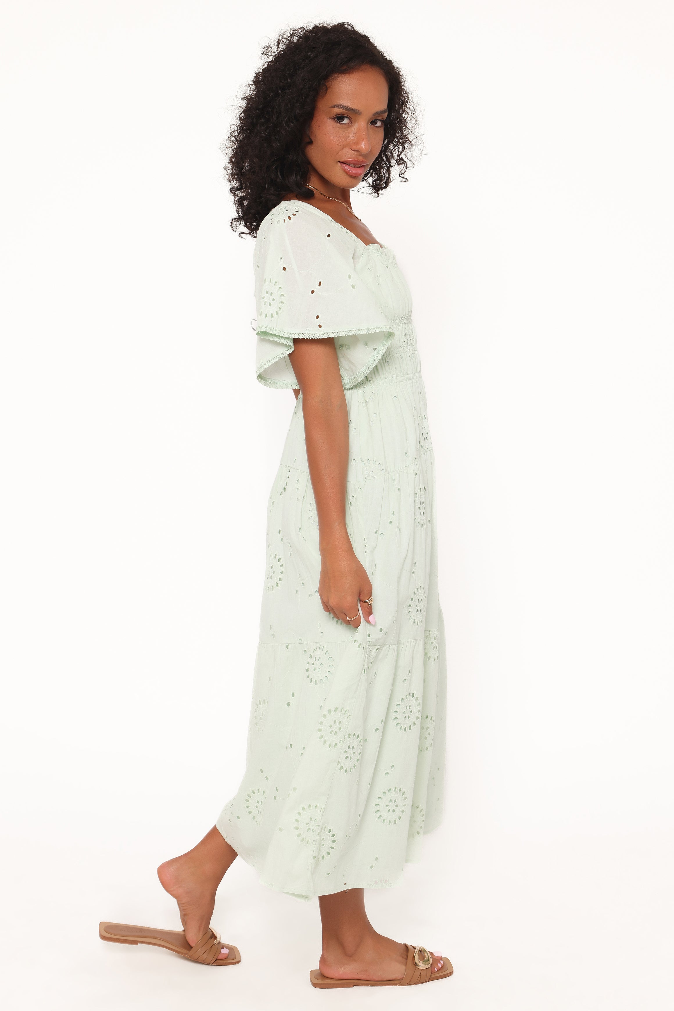 DRESSES Tierney Midi Dress - Sage Green