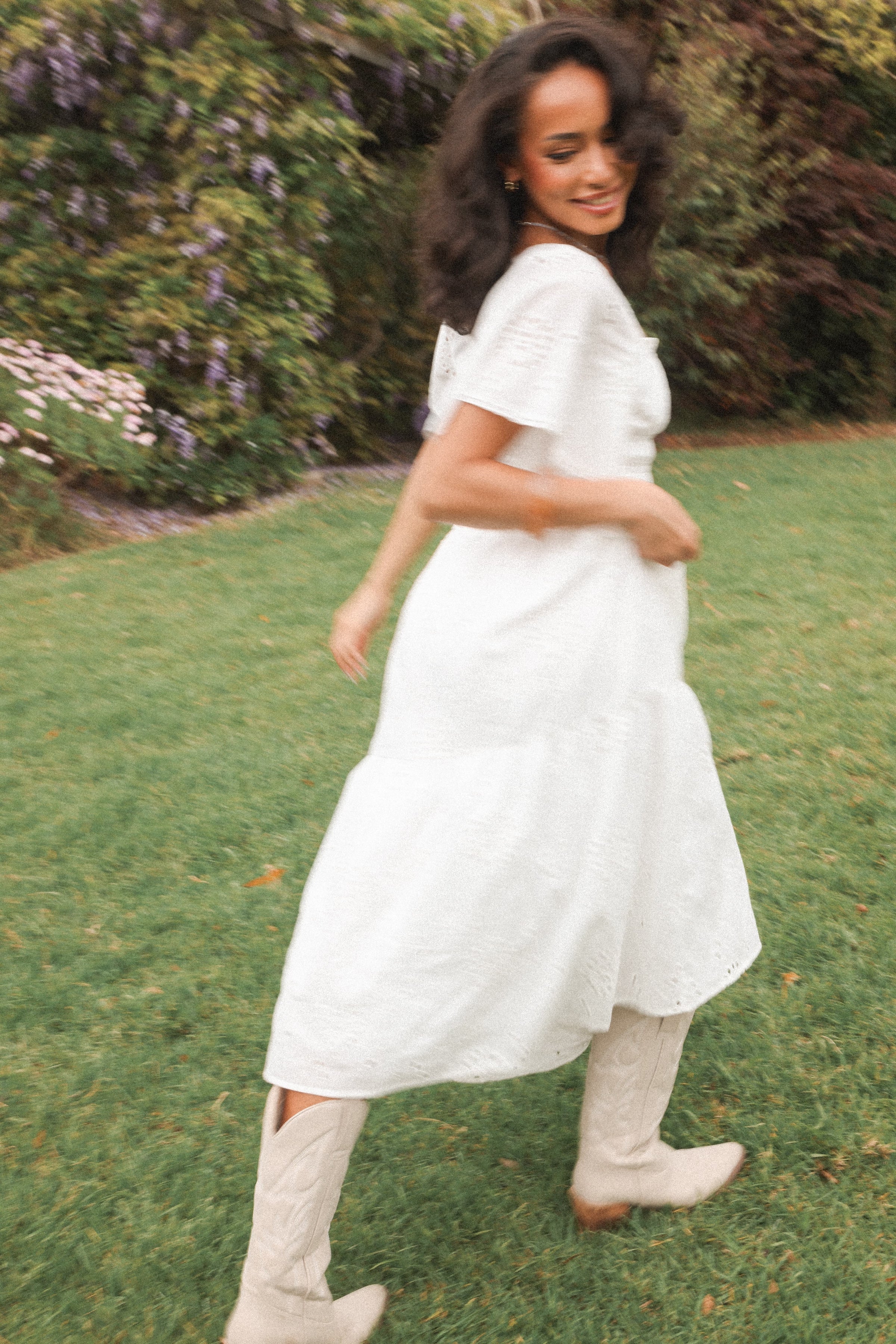 DRESSES Tierney Midi Dress - White